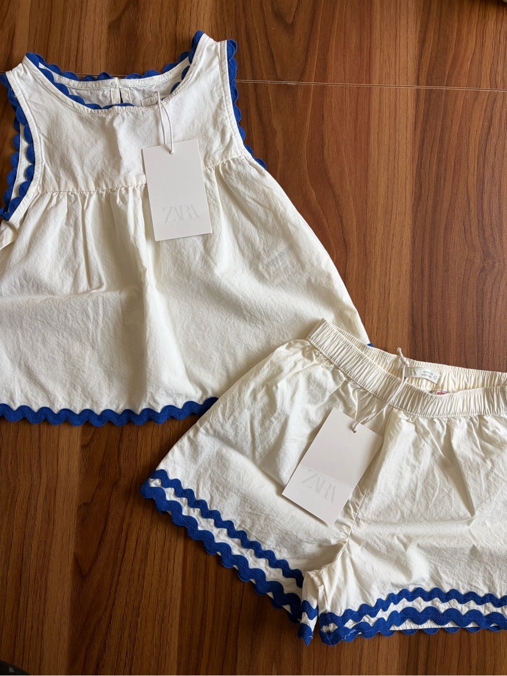 NWT Casa Lawa X Zara 4Y Poplin Tank & Short Set